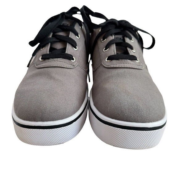 Heelys Men's Launch 20 Canvas Skating Sneakers Size 9 Gray Shoes HE100754 - Picture 2 of 12